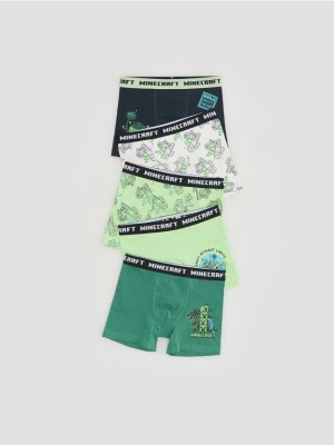 Obrázek produktu Reserved - Bavlněné boxerky Minecraft 5 pack - tmavě zelená