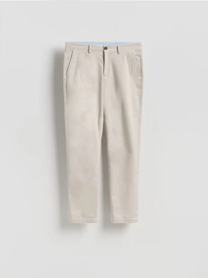 Obrázek produktu Reserved - Bavlněné kalhoty chino slim - světle šedá