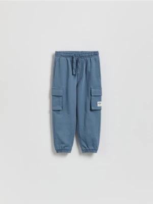 Obrázek produktu Reserved - Bavlněné kalhoty jogger - modrá
