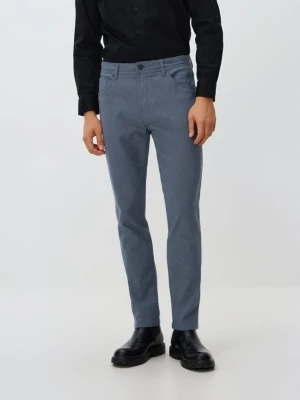 Obrázek produktu Reserved - Bavlněné kalhoty slim fit - tmavomodrá