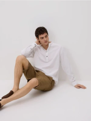 Obrázek produktu Reserved - Bavlněné kraťasy chino - béžová