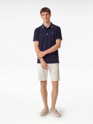 Obrázek produktu Reserved - Bavlněné polo regular fit - tmavomodrá