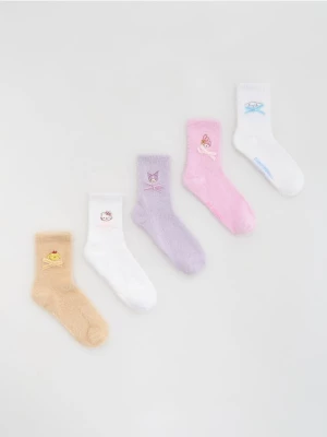 Obrázek produktu Reserved - Bavlněné ponožky Hello Kitty 5 pack - vícebarevná