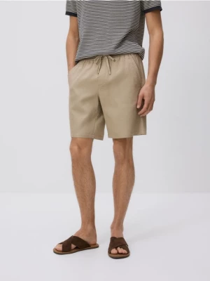 Obrázek produktu Reserved - Bavlněné šortky jogger - béžová
