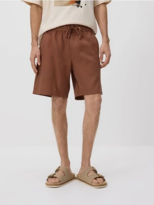 Obrázek produktu Reserved - Bavlněné šortky jogger - hnědá