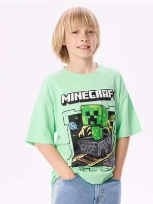 Obrázek produktu Reserved - Bavlněné tričko Minecraft - světle zelená