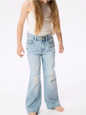 Obrázek produktu Reserved - Bootcut džíny s oděrkami - modrá