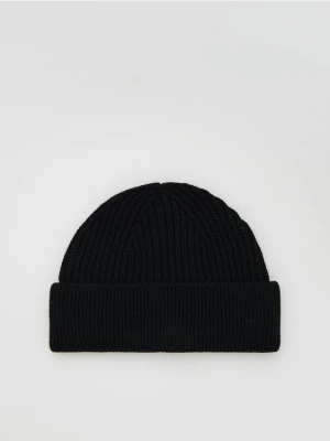 Obrázek produktu Reserved - Čepice beanie s příměsí vlny - černý