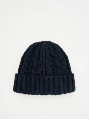Obrázek produktu Reserved - Čepice beanie - tmavomodrá