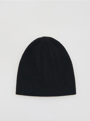Obrázek produktu Reserved - Čepice beanie z viskózové směsi - černý