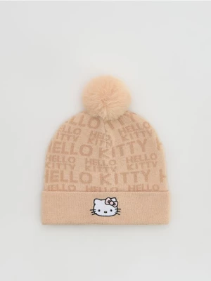 Obrázek produktu Reserved - Čepice Hello Kitty s viskózou - pastelově růžová