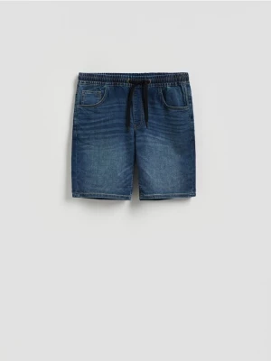 Obrázek produktu Reserved - Džínové kraťasy jogger - indigo jeans