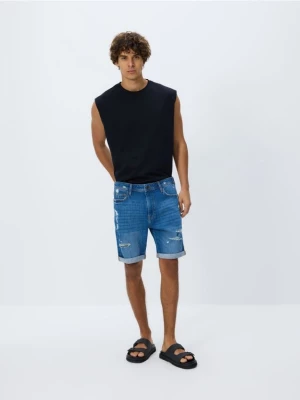 Obrázek produktu Reserved - Džínové šortky slim fit - modrá