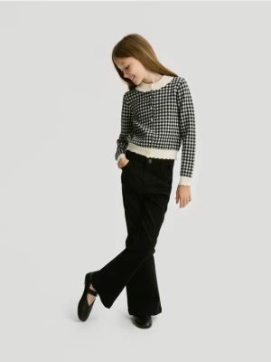 Obrázek produktu Reserved - Džíny high waist flare - černý