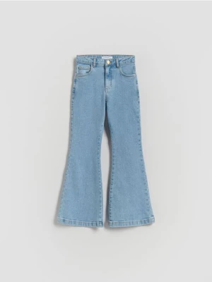 Obrázek produktu Reserved - Džíny high waist flare - modrá