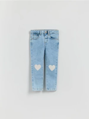 Obrázek produktu Reserved - Džíny slim fit s potiskem - modrá