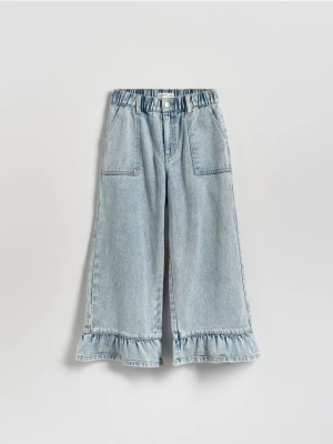 Obrázek produktu Reserved - Džíny super wide leg 7/8 - modrá