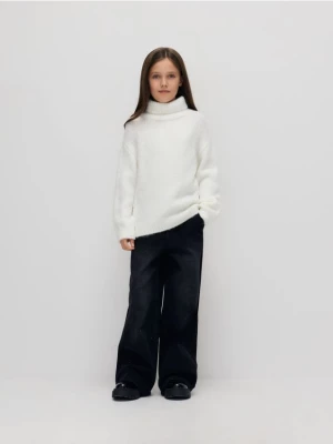 Obrázek produktu Reserved - Džíny super wide leg s aplikací - černý