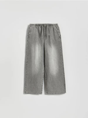Obrázek produktu Reserved - Džíny super wide leg - světle šedá