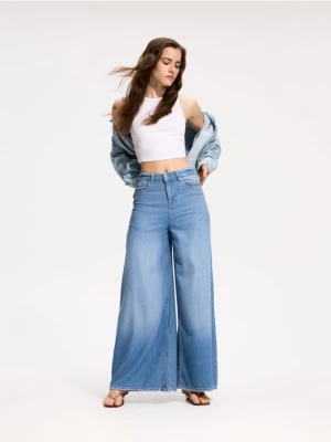 Obrázek produktu Reserved - Džíny wide leg - modrá