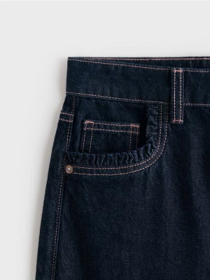 Obrázek produktu Reserved - Džíny wide leg - ocelově modrá