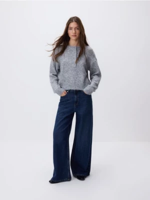 Obrázek produktu Reserved - Džíny wide leg - tmavomodrá