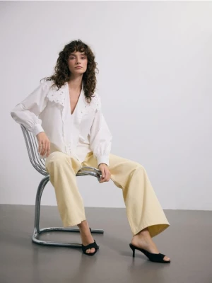 Obrázek produktu Reserved - Džíny wide leg - žlutá