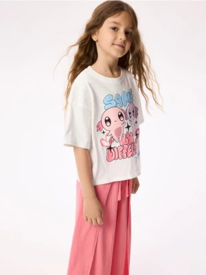Obrázek produktu Reserved - GIRLS` T-SHIRT - krémová