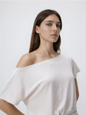 Obrázek produktu Reserved - Halenka se žebrováním - krémová