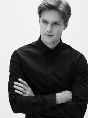 Obrázek produktu Reserved - Hladká košile super slim fit - černý