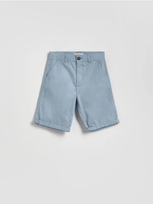 Obrázek produktu Reserved - Hladké kraťasy chino - bleděmodrá
