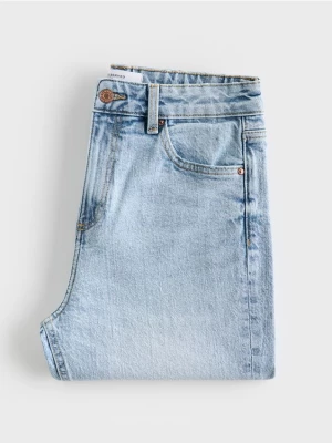 Obrázek produktu Reserved - Jeansy mom fit slim se zkrácenou nohavicí - modrá