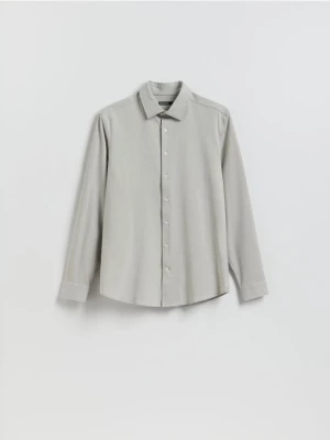 Obrázek produktu Reserved - Jednobarevná košile slim fit - béžová