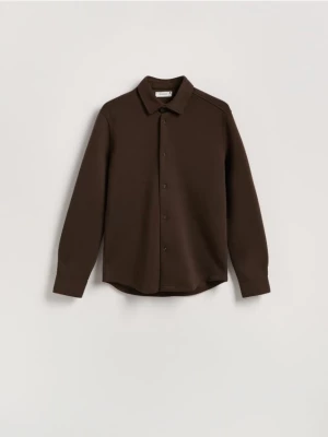 Obrázek produktu Reserved - Jednobarevná košile slim fit - hnědá