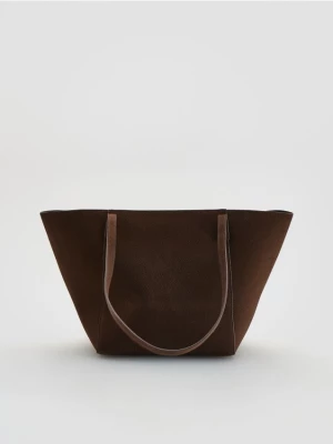 Obrázek produktu Reserved - Kabelka shopper - tmavě hnědá