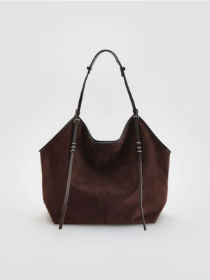 Obrázek produktu Reserved - Kabelka shopper - tmavě hnědá