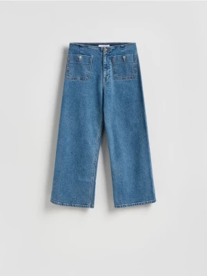 Obrázek produktu Reserved - Kalhoty culotte - modrá