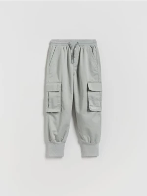 Obrázek produktu Reserved - Kalhoty jogger cargo - světle šedá