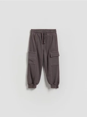 Obrázek produktu Reserved - Kalhoty jogger cargo - tmavě fialová