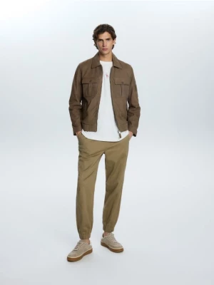 Obrázek produktu Reserved - Kalhoty Jogger slim fit - béžová