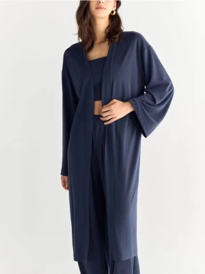 Obrázek produktu Reserved - Kimono s modalem - tmavomodrá