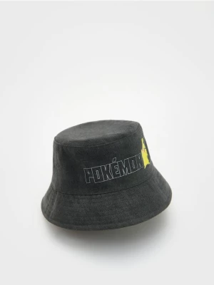 Obrázek produktu Reserved - Klobouk bucket hat Pokémon - tmavě šedá