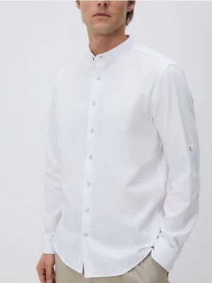 Obrázek produktu Reserved - Košile slim fit s vysokým podílem bavlny - bílá
