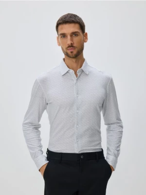 Obrázek produktu Reserved - Košile slim fit s vysokým podílem bavlny - bílá