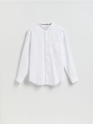 Obrázek produktu Reserved - Košile slim fit s vysokým podílem bavlny - bílá