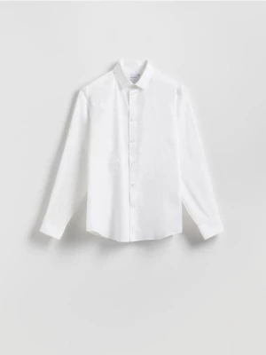 Obrázek produktu Reserved - Košile slim fit s vysokým podílem bavlny - bílá