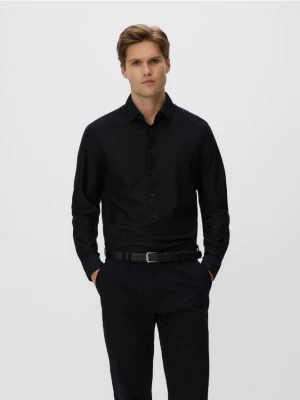 Obrázek produktu Reserved - Košile slim fit s vysokým podílem bavlny - černý