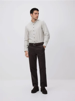 Obrázek produktu Reserved - Košile slim fit se stojáčkem - béžová