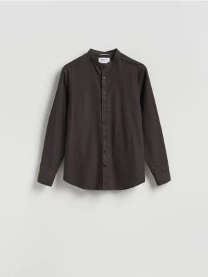 Obrázek produktu Reserved - Košile slim fit z egyptské bavlny - tmavě hnědá