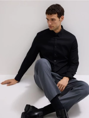 Obrázek produktu Reserved - Košile super slim fit s vysokým podílem bavlny - černý